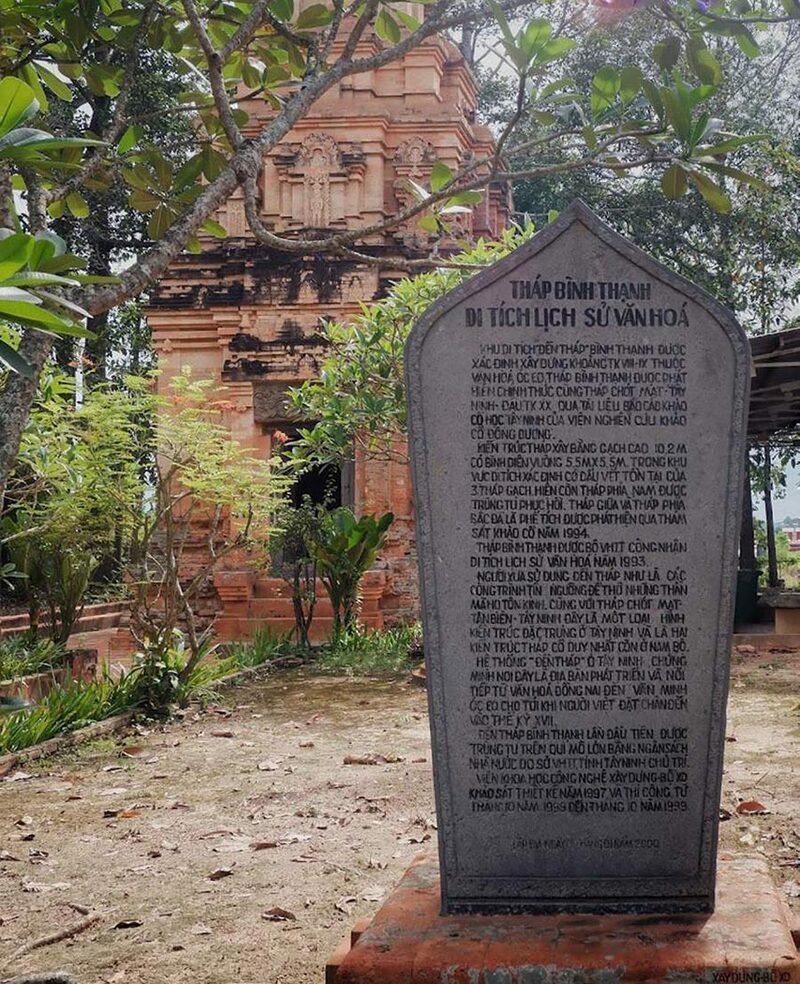 Binh Thanh Ancient Tower - Thousand-year-old ancient beauty in Tay Ninh