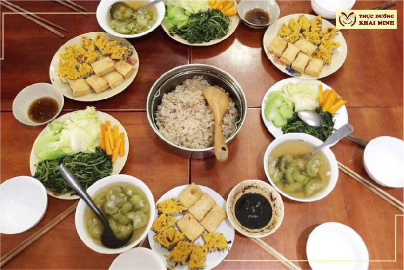 Top 8 vegetarian rice restaurants in Binh Thanh with beautiful space and super delicious menu