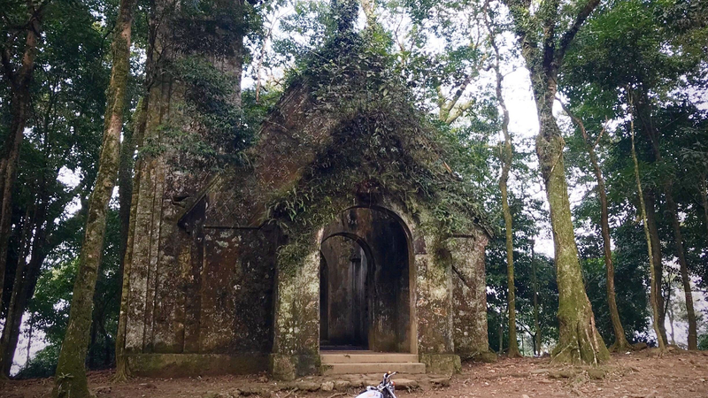 The collapsed church on Ba Vi mountain - Mysterious, timeless beauty