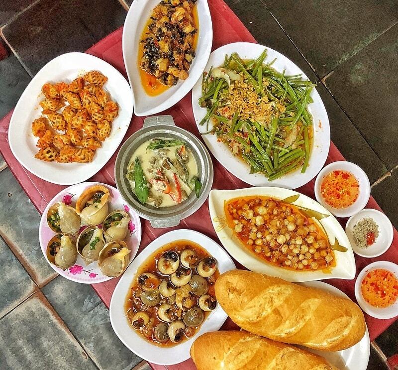 Top 10 attractive and affordable Hai Phong snail restaurants you must try