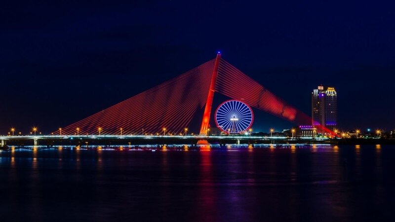 Tran Thi Ly Bridge - The beautiful cable -stayed suspension bridge of Vietnam