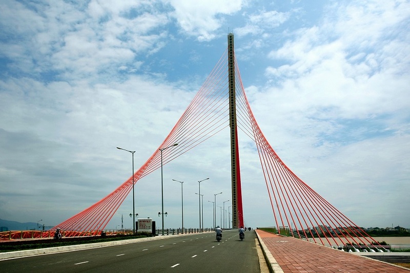 Tran Thi Ly Bridge - The beautiful cable -stayed suspension bridge of Vietnam