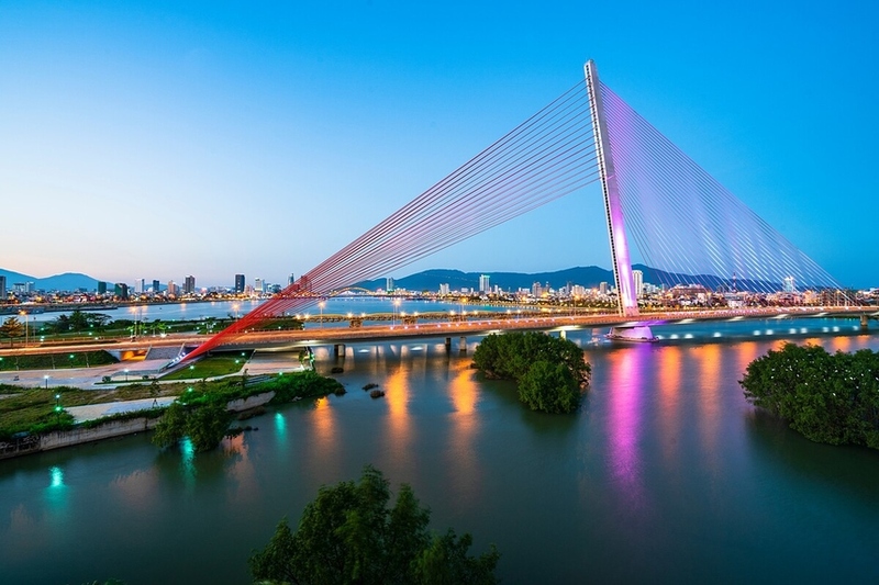 Tran Thi Ly Bridge - The beautiful cable -stayed suspension bridge of Vietnam