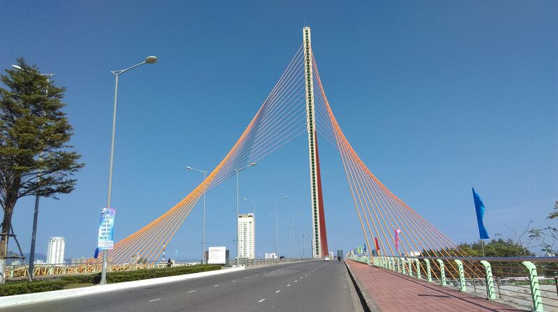 Tran Thi Ly Bridge - The beautiful cable -stayed suspension bridge of Vietnam